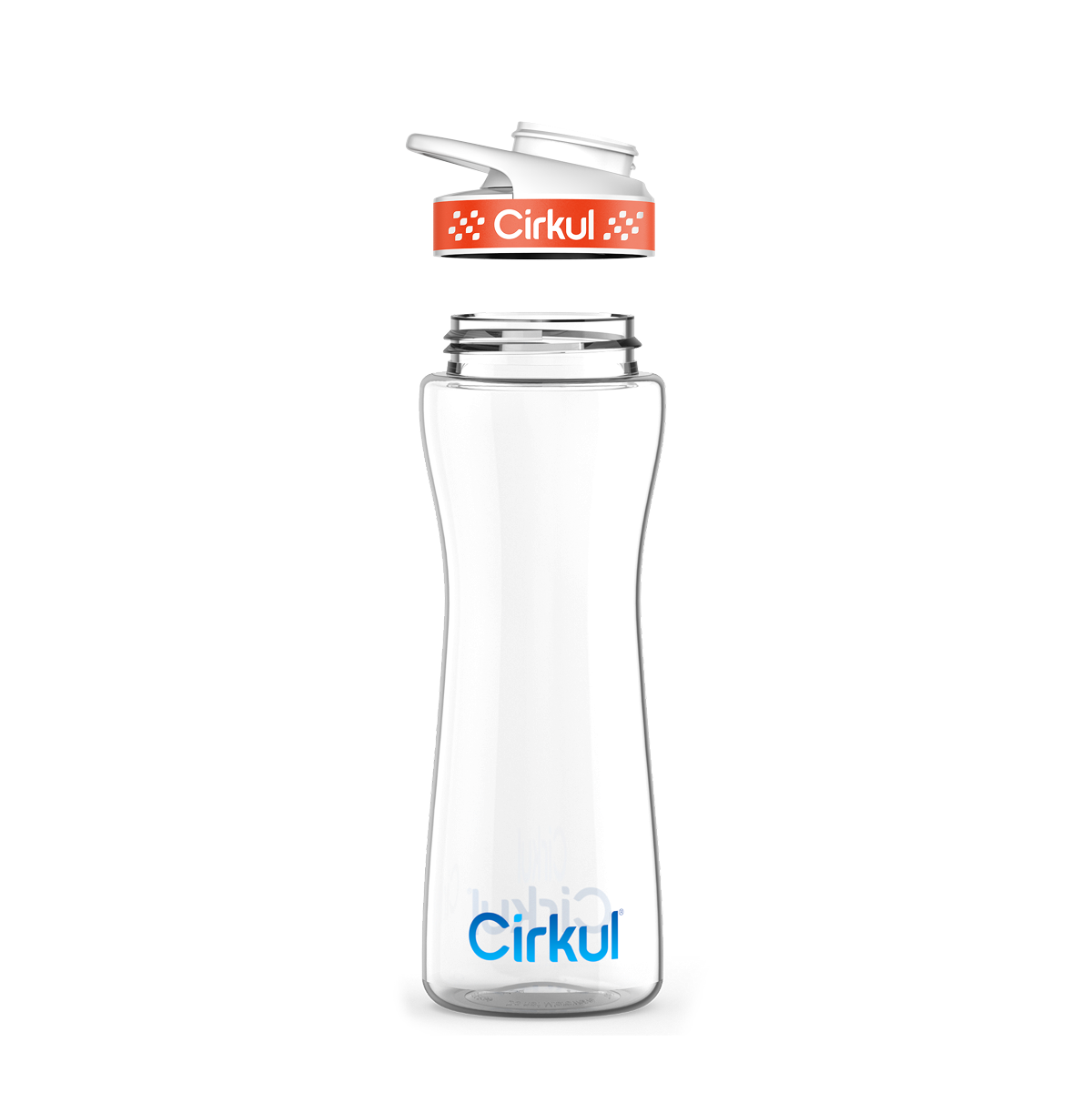 22oz. Plastic Bottle & Comfort Grip Lid