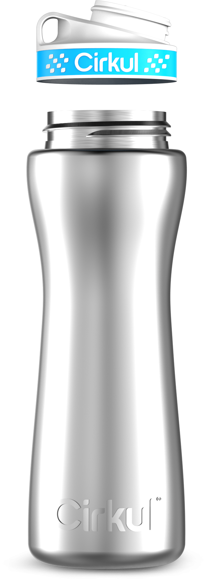 Custom 22oz. Stainless Steel Bottle & Comfort Grip Lid